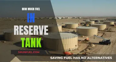 Fuel Reserve Tanks: How Much Fuel is Left?