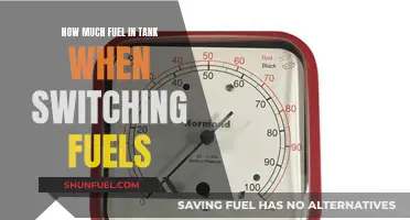 Switching Fuels: How Much Fuel Should Be Left in Tank?