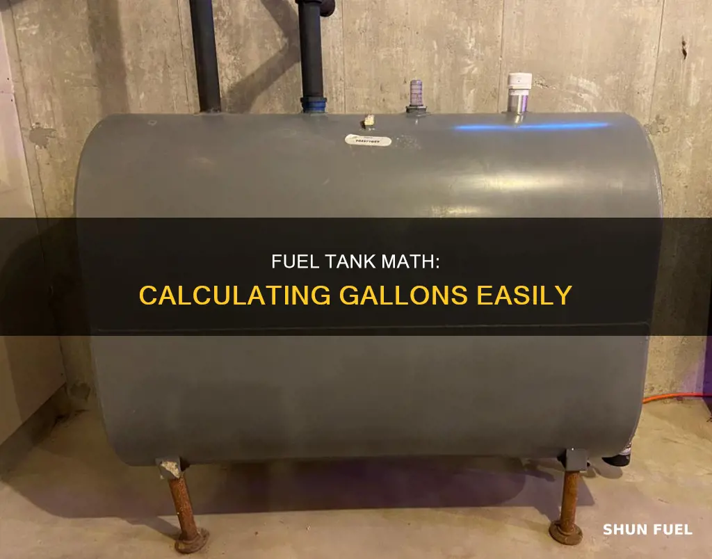 how much fuel is 6 in a 275 gallon tank