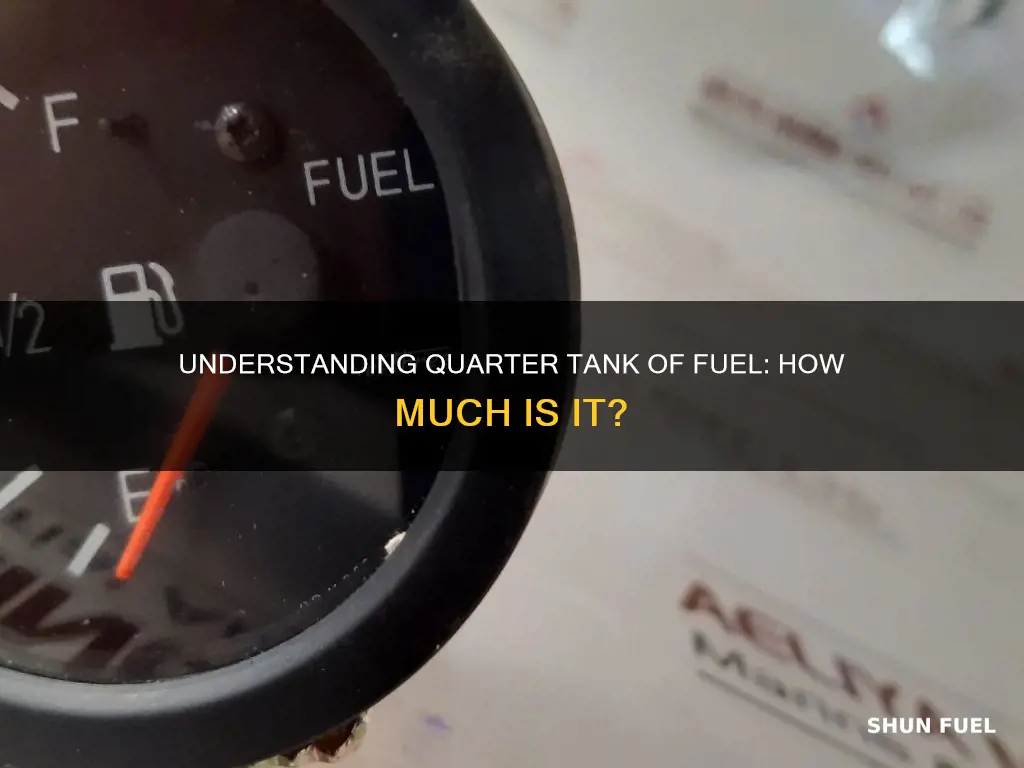 how much fuel is a quarter tank
