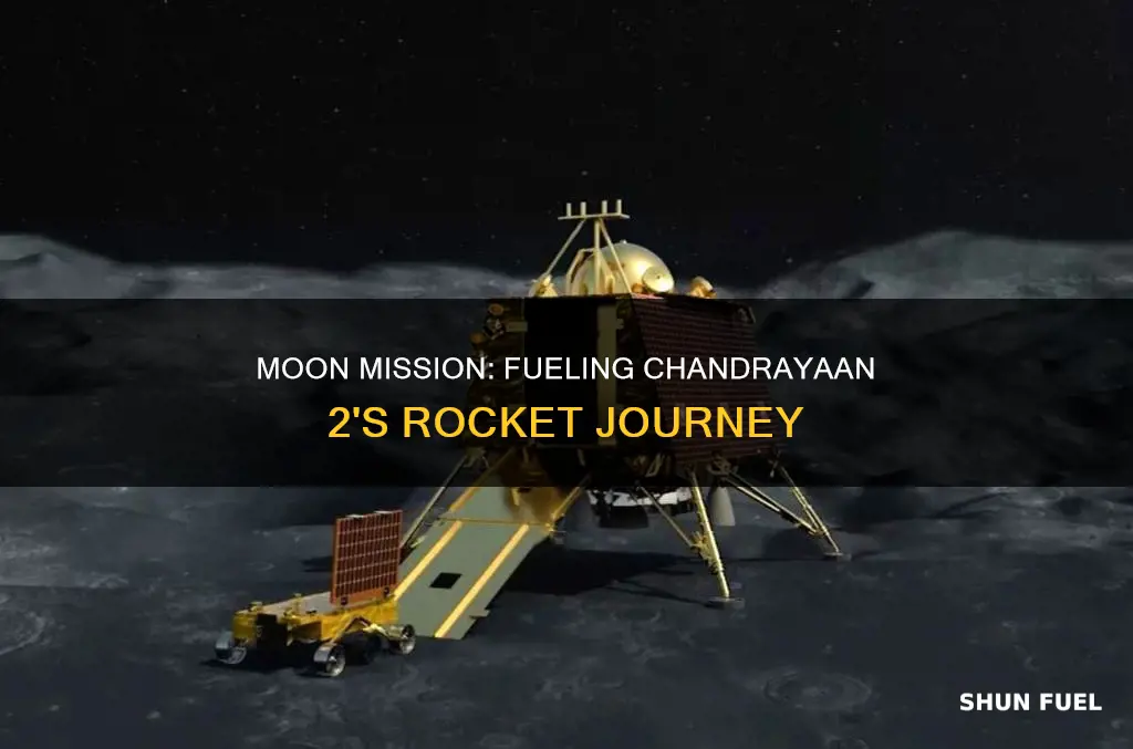 how much fuel is chandrayaan 2 rocket carried to moon
