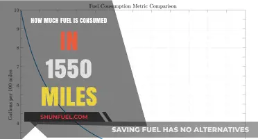 Fuel Consumption: 1550 Miles and Gallons Used