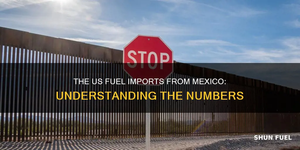how much fuel is importedfrom mexio by us