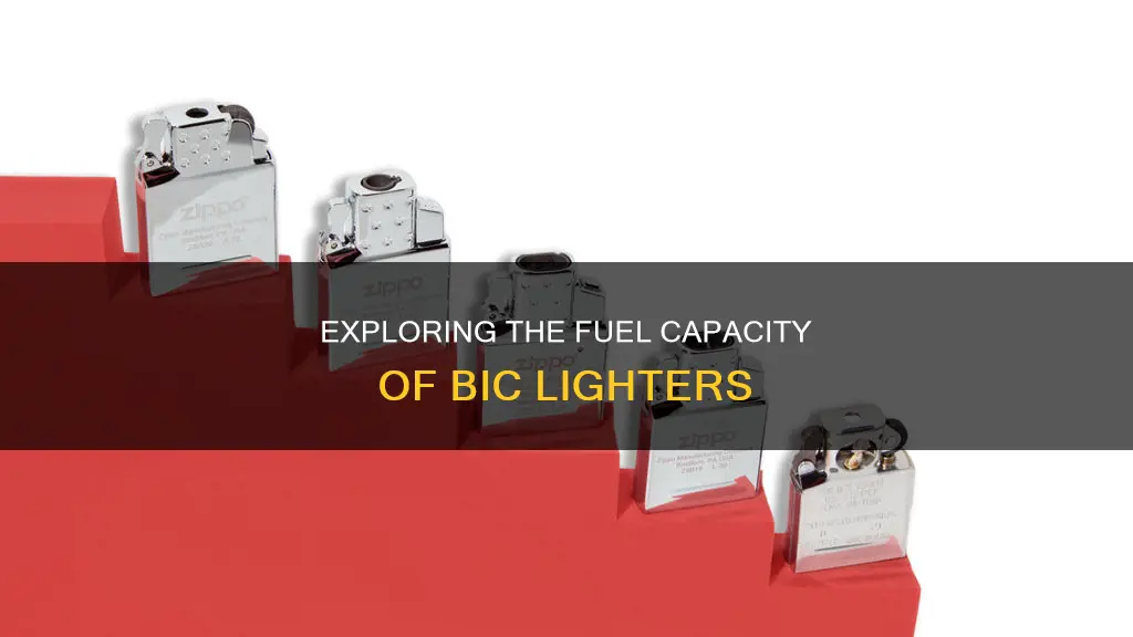 how much fuel is in a bic lighter