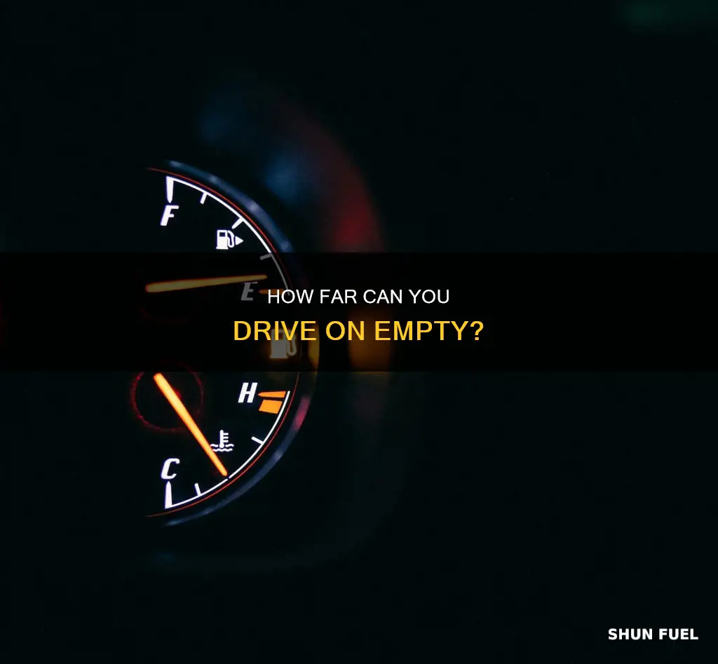 how much fuel is left after light comes on