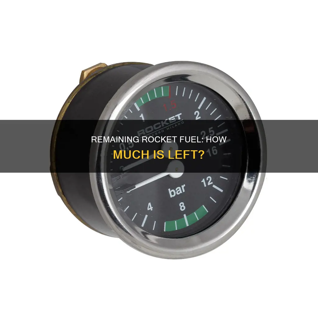 how much fuel is left in a rocket tank