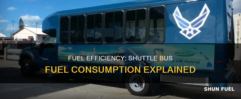how much fuel is need to fuel a shuttle bus