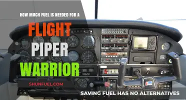 Fuel Calculation for Piper Warrior Flights: How Much is Needed?