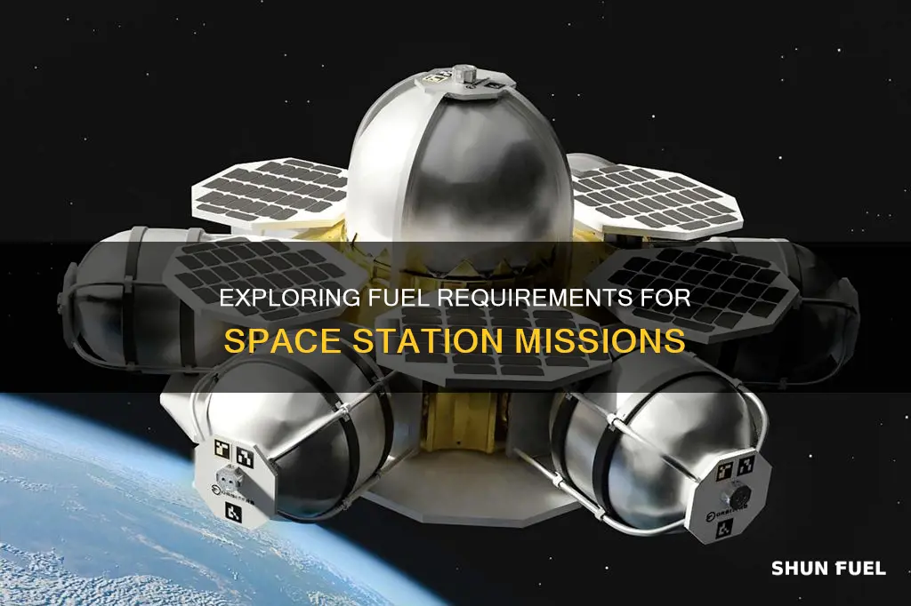 how much fuel is required to reach the space station