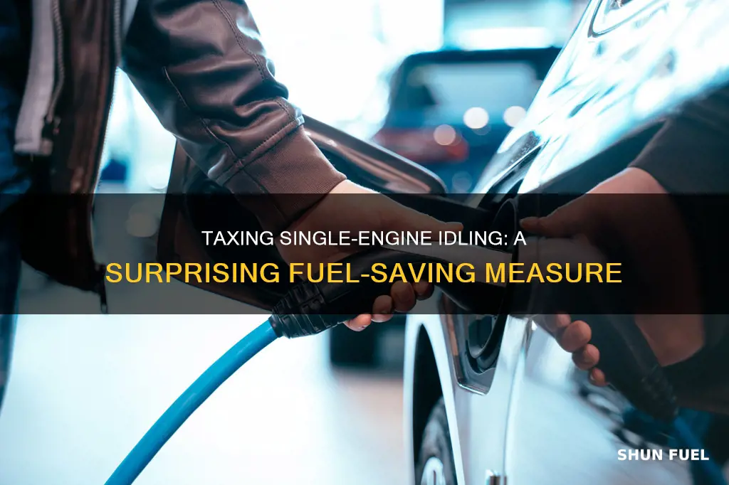 how much fuel is saved by taxing on one engie