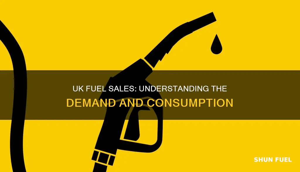 how much fuel is sold in the uk