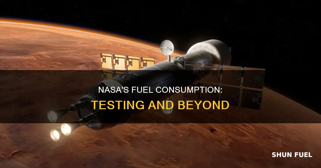 how much fuel is used by nasa in tests