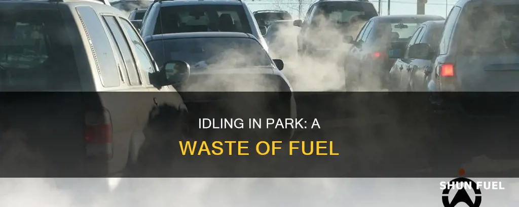 how much fuel is used idling in psrk