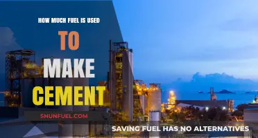 The Energy Cost of Cement Production