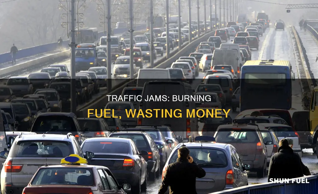 how much fuel is wasted in traffic