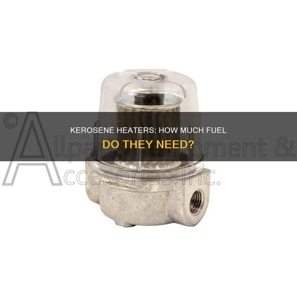 how much fuel kerosene heater