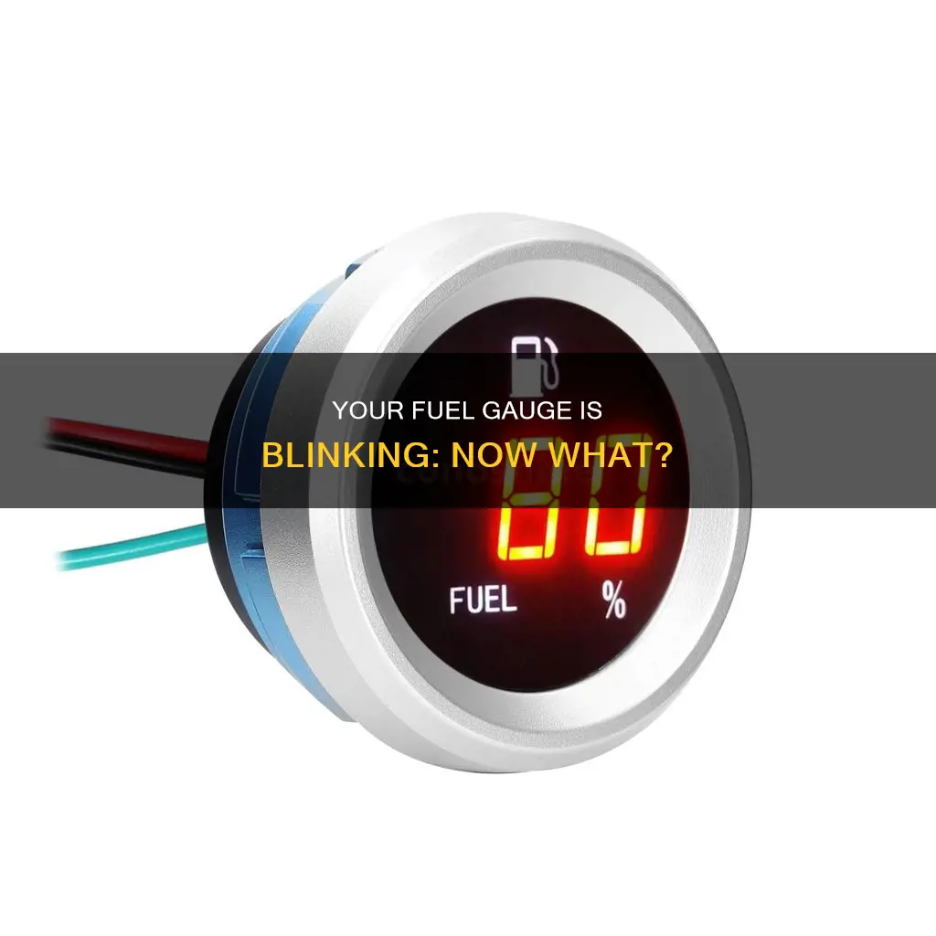 how much fuel left when the fuel meter starts blinking