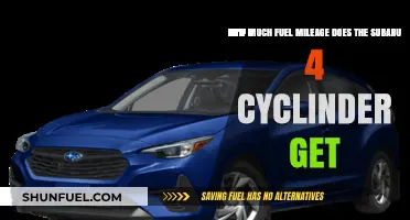 Impressive Fuel Mileage of the Subaru 4-Cylinder Engine