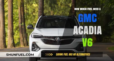 GMC Acadia V6 Fuel Consumption: How Much?