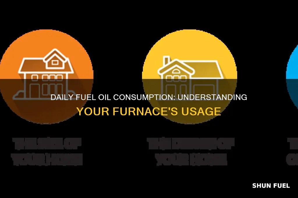 how much fuel oil does a furnace use per day