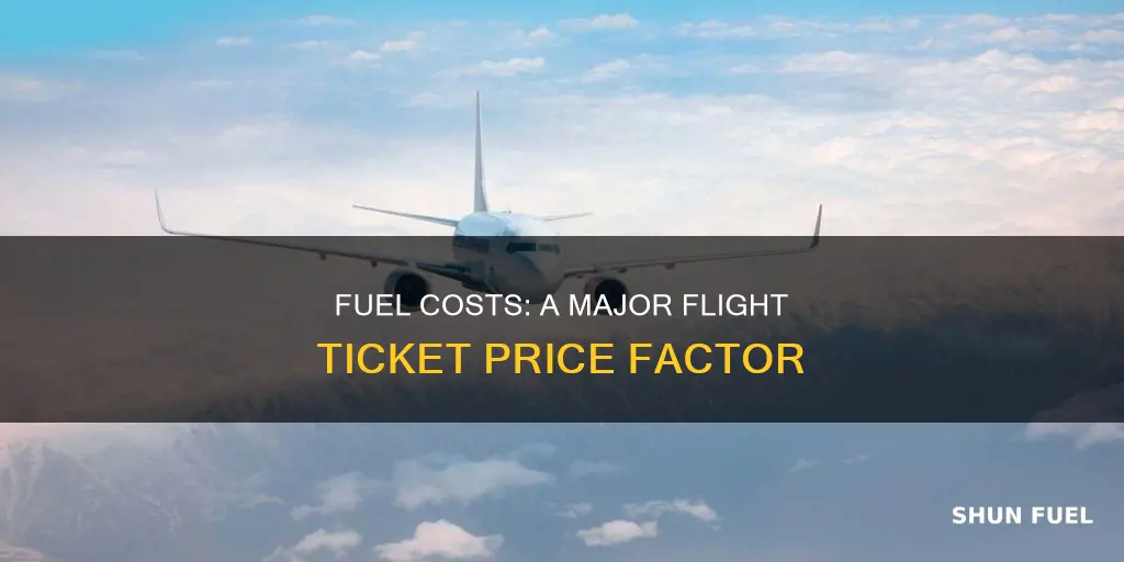 how much fuel part of jet ticket flight price