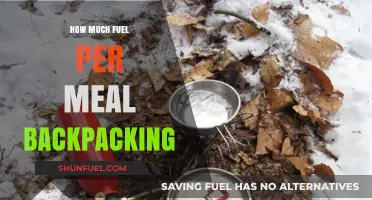 Backpacking Fuel Efficiency: How Much Per Meal?