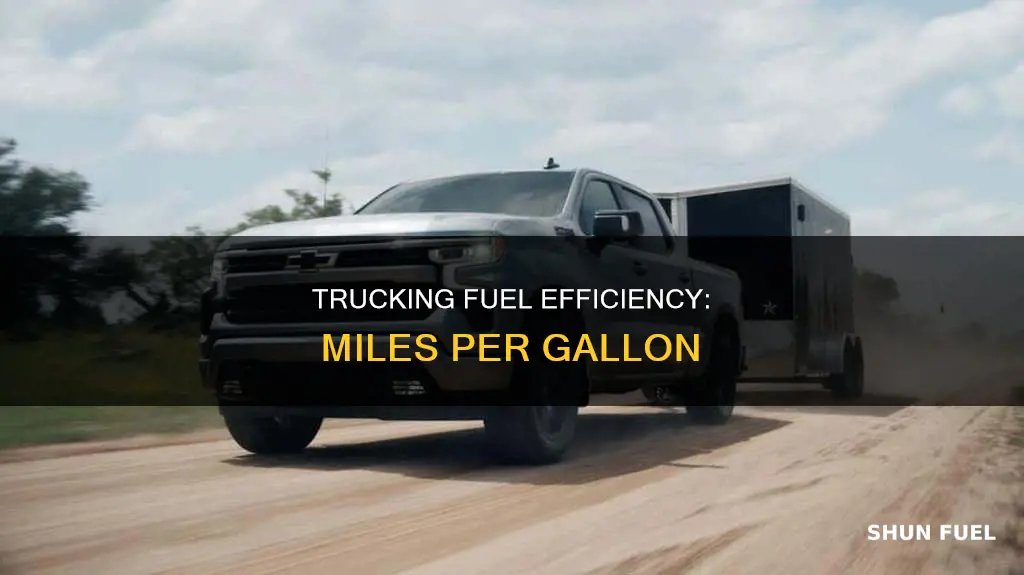how much fuel per mile for truck use
