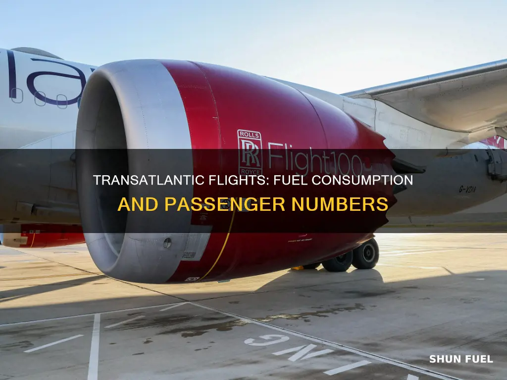 how much fuel per person on transatlantic flight