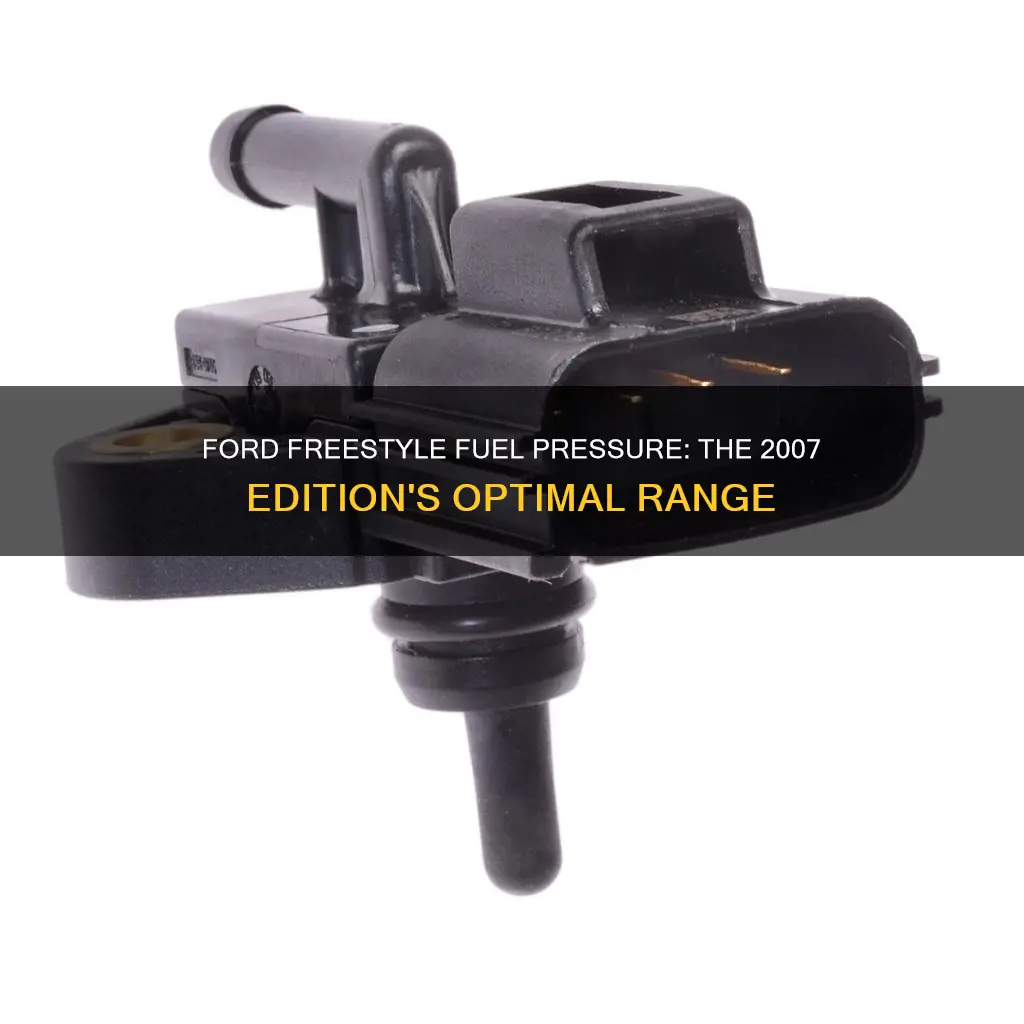 how much fuel pressure 2007 ford freestyle