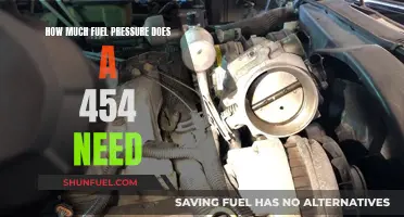 Fuel Pressure Requirements for a 454 Engine Performance