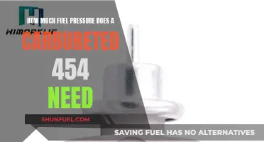 Fuel Pressure Requirements for Carbureted 454 Engines Explained