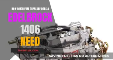 Fuel Pressure Requirements for Edelbrock 1406 Performance