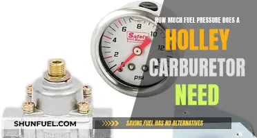 Fuel Pressure Requirements for Holley Carburetor Performance