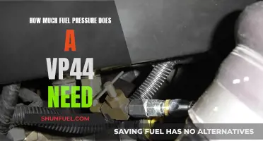 Fuel Pressure Requirements for VP44: How Much is Enough?