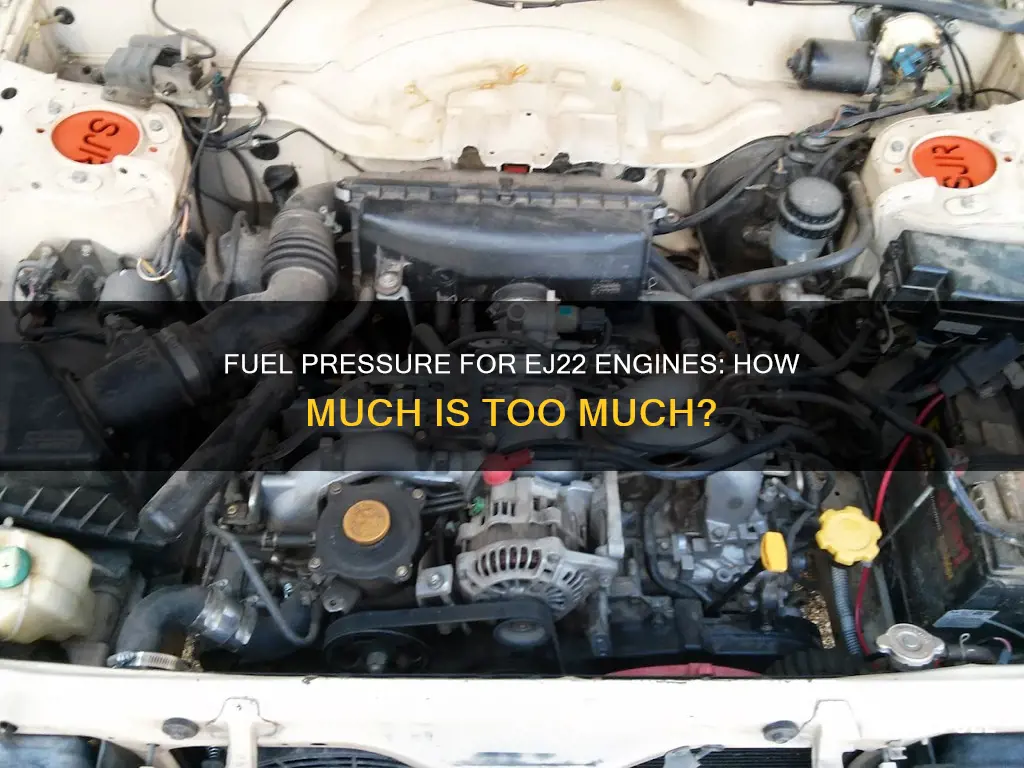 how much fuel pressure ej22