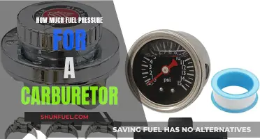 Fuel Pressure for Carburetor: How Much is Too Much?