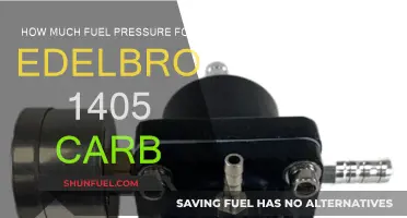 Fuel Pressure Requirements for Edelbrock 1405 Carburetor Performance