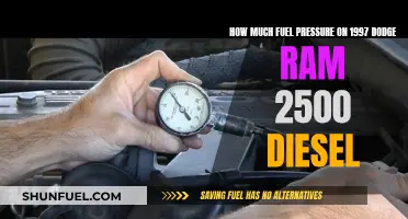 Fuel Pressure Maintenance for 1997 Dodge Ram 2500 Diesel