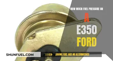 Ford E350 Fuel Pressure: How Much is Too Much?