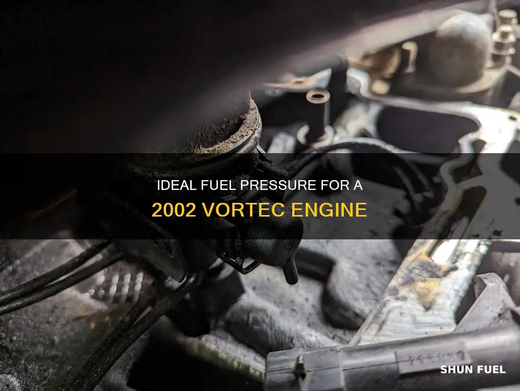 how much fuel pressure should a 2002 vortec engine have