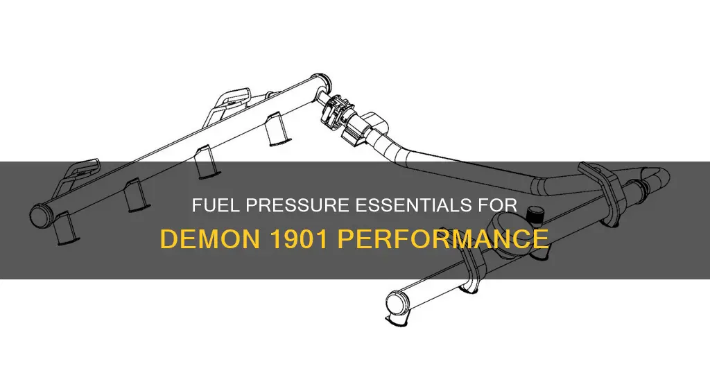 how much fuel pressure to a demon 1901