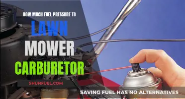 Lawn Mower Carburetor Fuel Pressure: How Much is Enough?