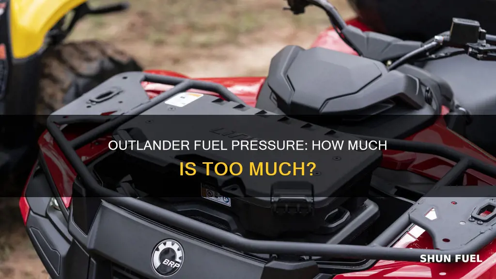 how much fuel pressure tool does a can am outlander