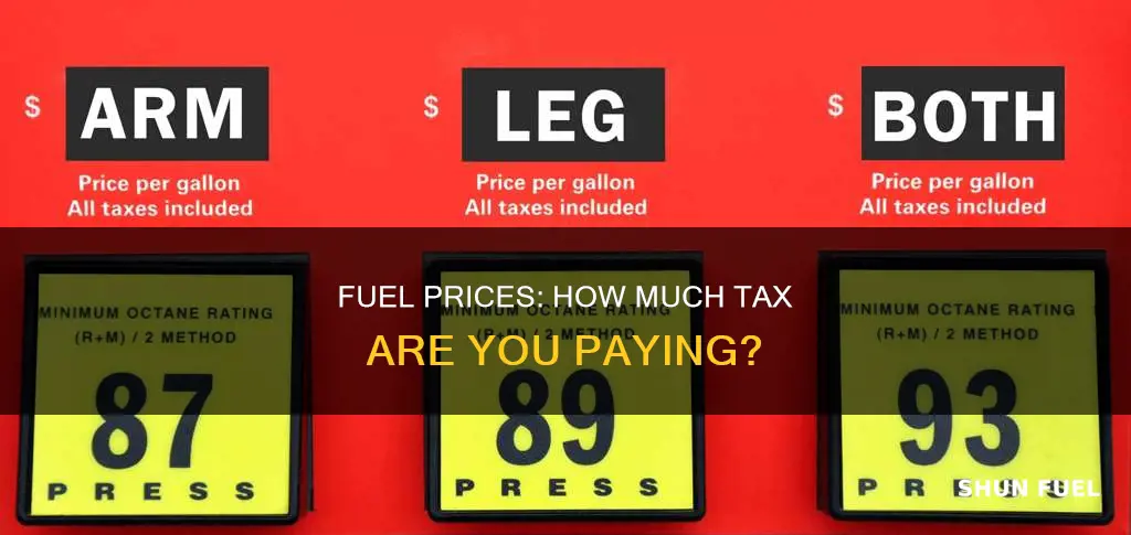 how much fuel price is tax