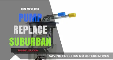 Suburban Fuel Pump Replacement: Cost and Considerations