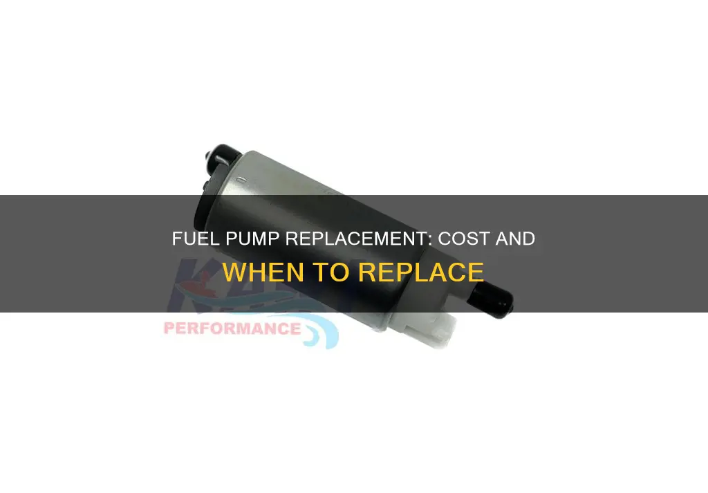 how much fuel pump replacement cost