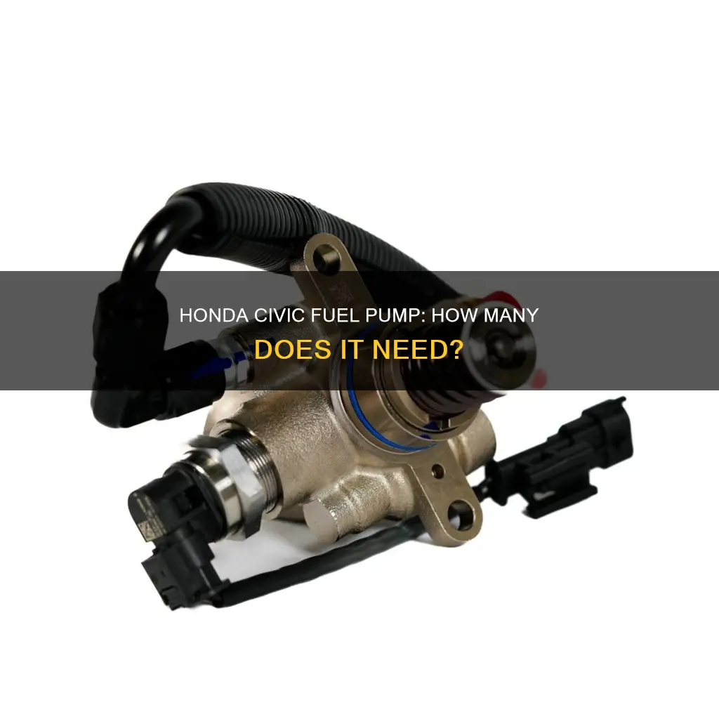 how much fuel pumps does a honda civic have