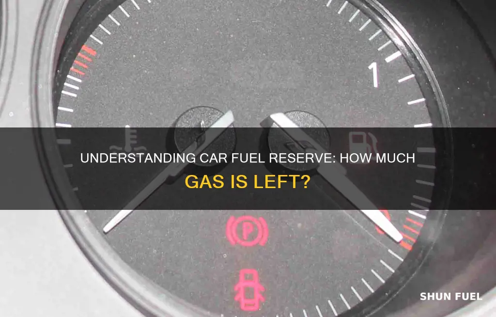 how much fuel reserve does a car have