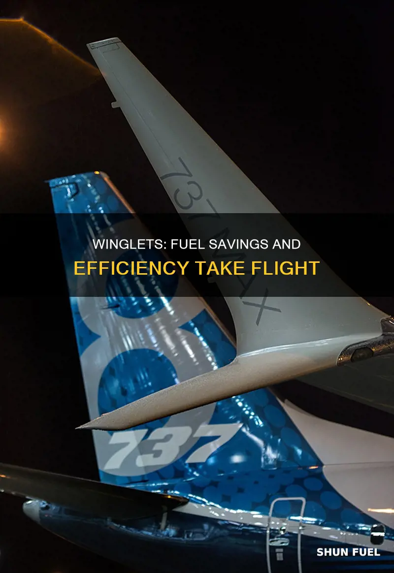 how much fuel savings for winglets