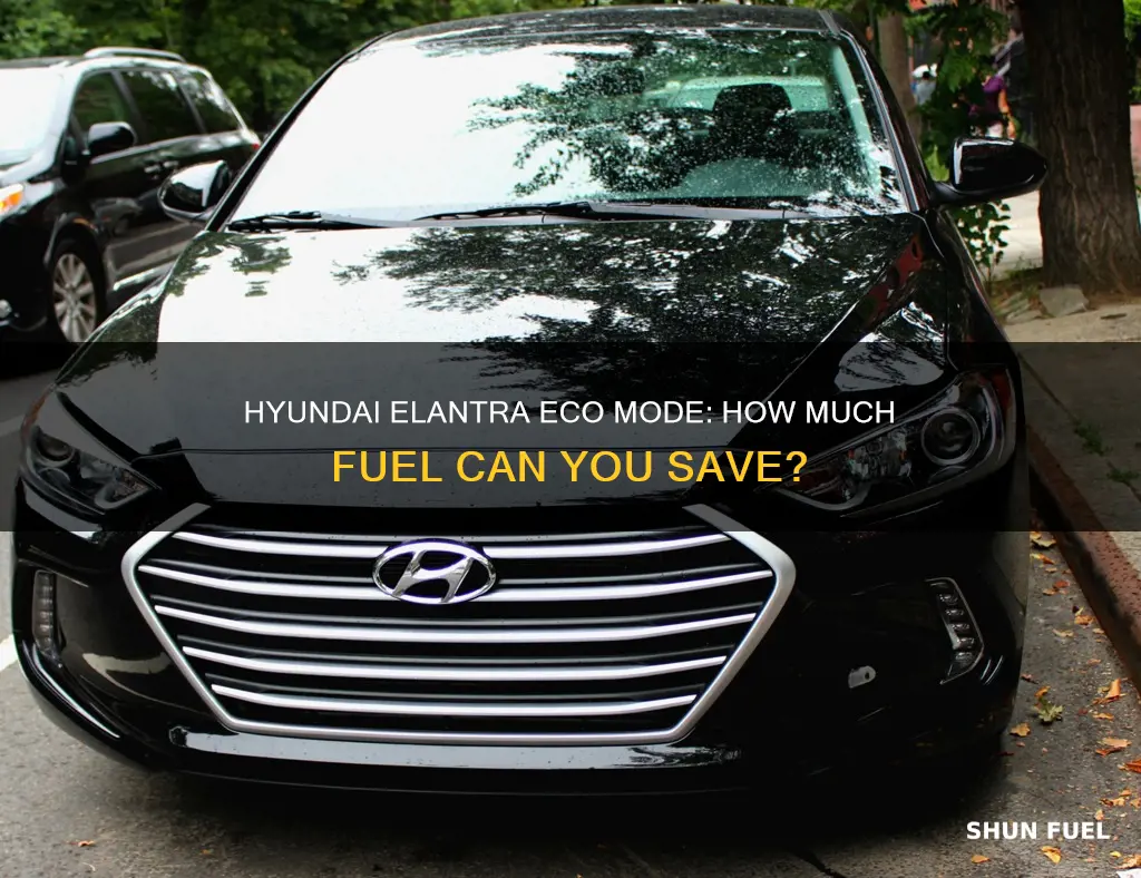 how much fuel savings in hyundai elantra eco mode